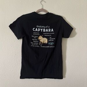 Anatomy of a Capybara Shirt Graphic Tee